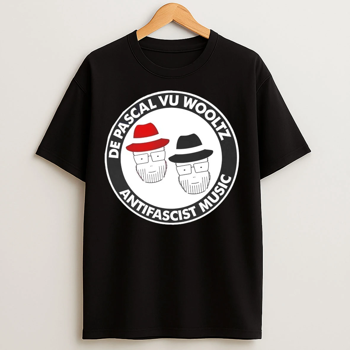 De Pascal Vu Wooltz Antifascist Music T Shirts