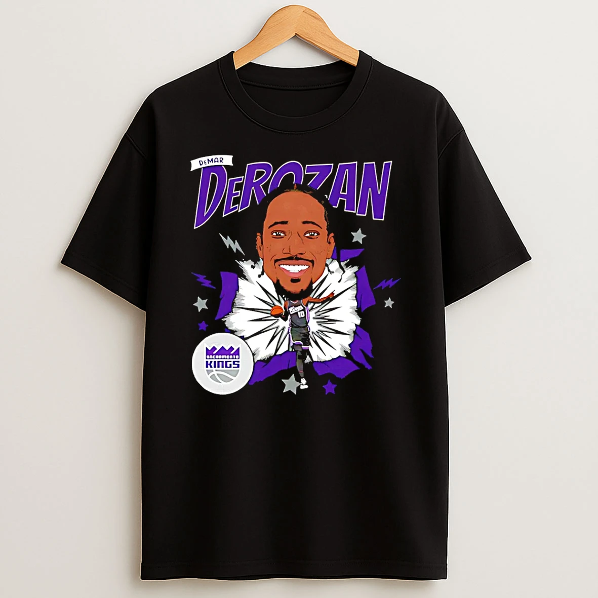 Demar Derozan Sacramento Kings Caricature Shirts