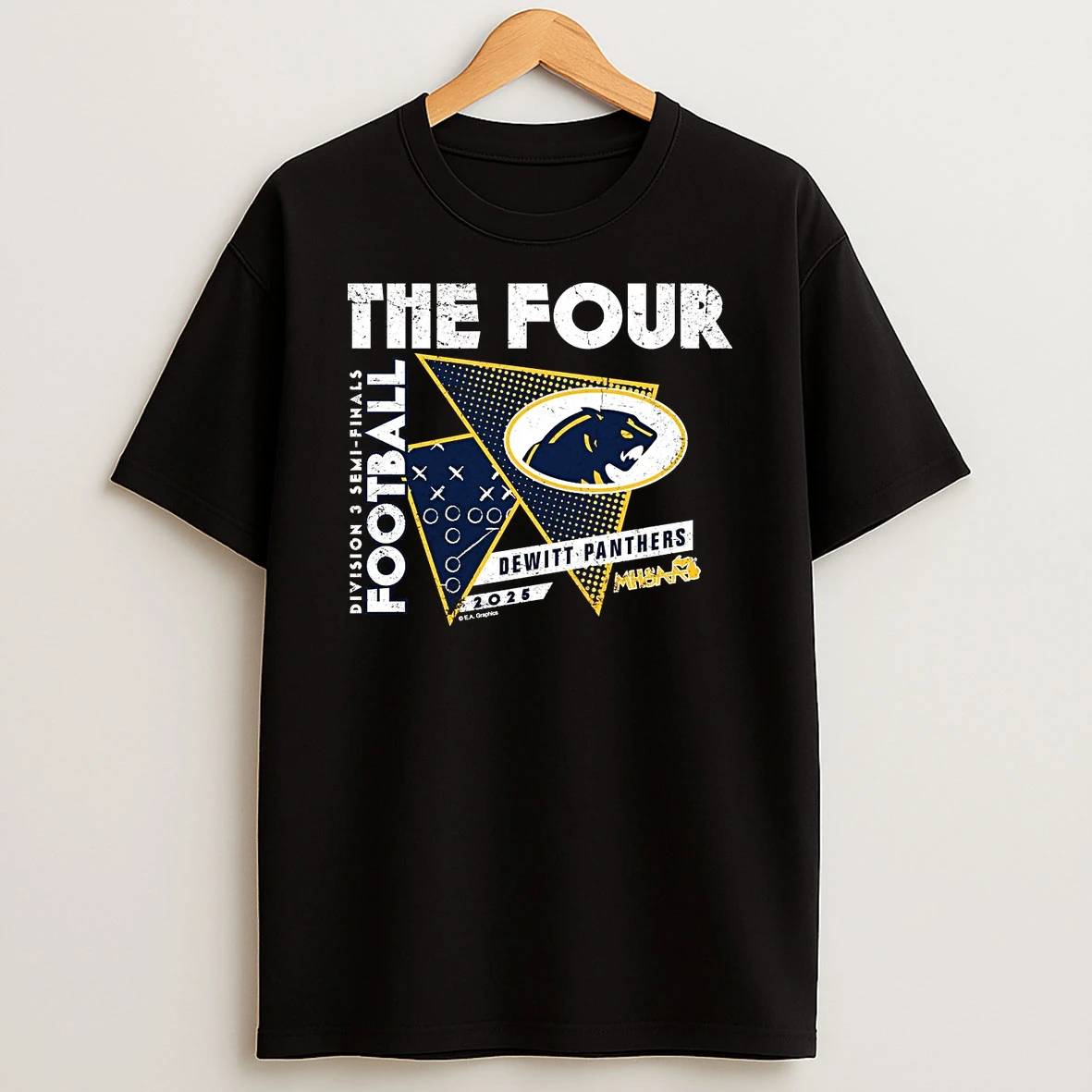 Dewitt Panthers 2025 D3 Semifinals The Four Shirts