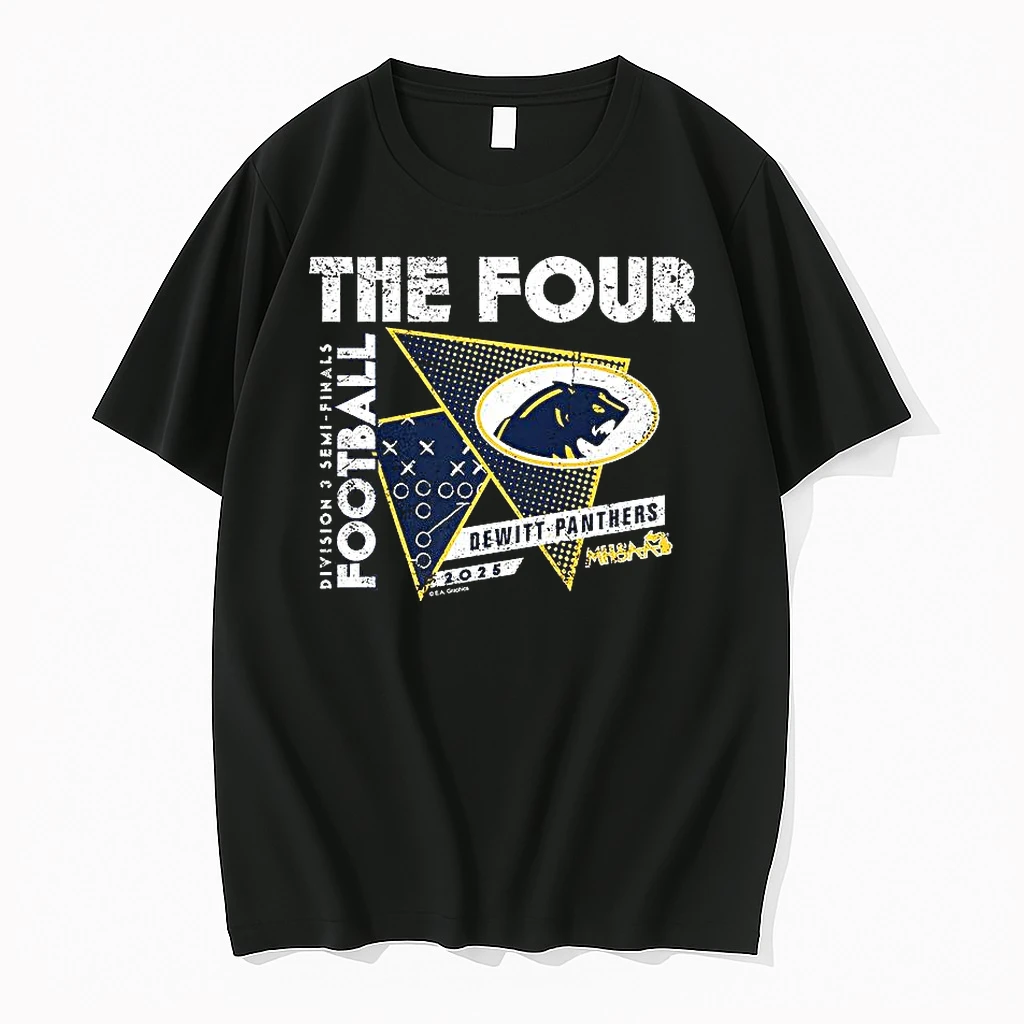 Dewitt Panthers 2025 Mhsaa Football Division 3 The Four Shirts