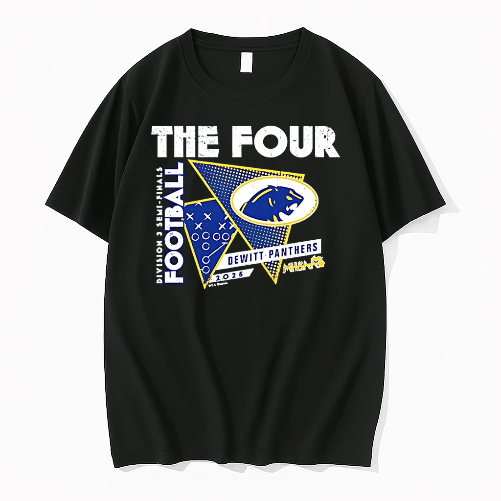 Dewitt Panthers The Four 2025 Mhsaa Football D3 Finals Shirts