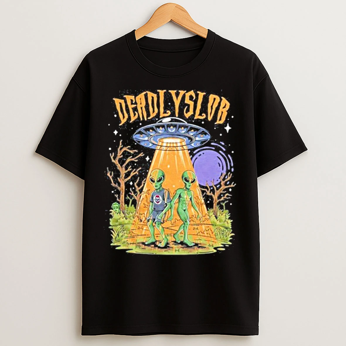 Deadly Slob Alien Invasion T Shirts