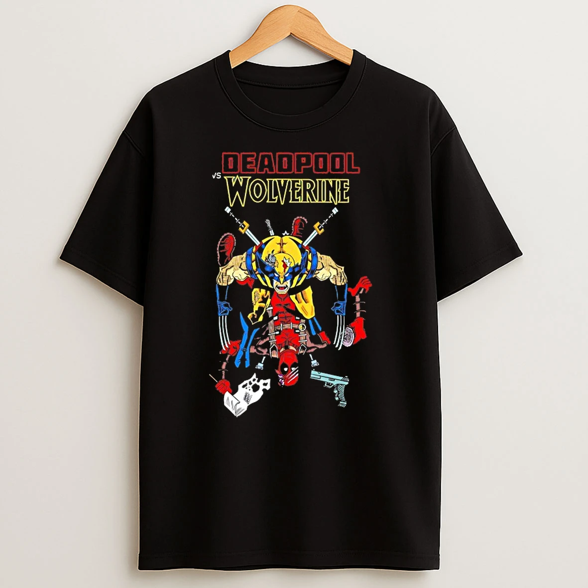 Deadpool Vs Wolverine Marvel Comics Shirts