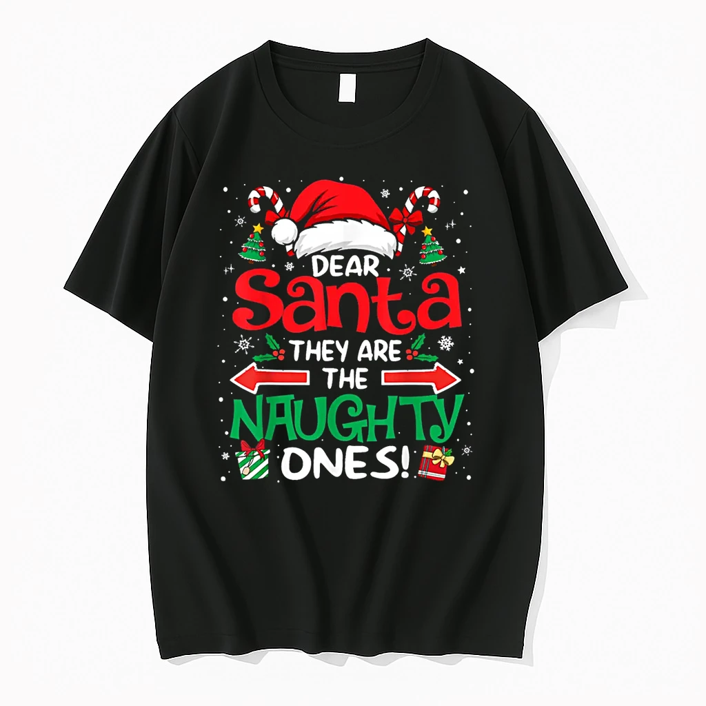 Dear Santa They Are The Naughty Ones Funny Christmas Shirts