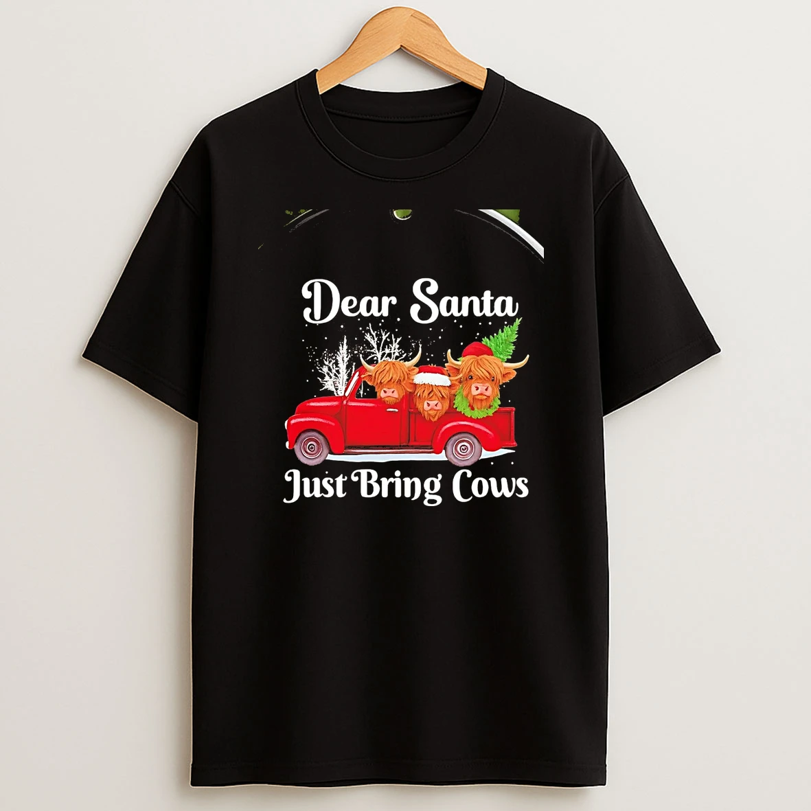 Dear Santa Just Bring Cows Christmas Chriast Shirts