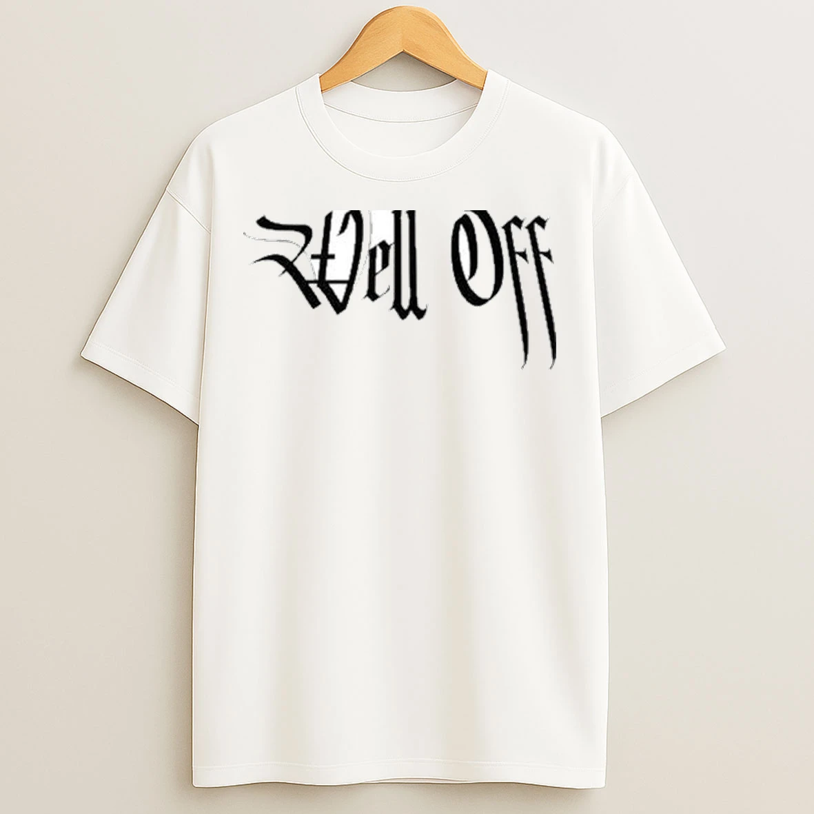 Deion Sanders Jr Wearing Well Off They All Fall Down Circle White T Shirts