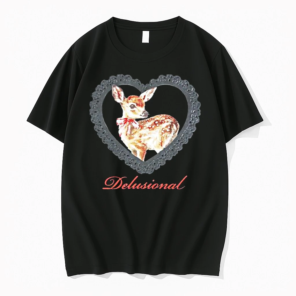 Delusional Deer Heart Bowl Shirts