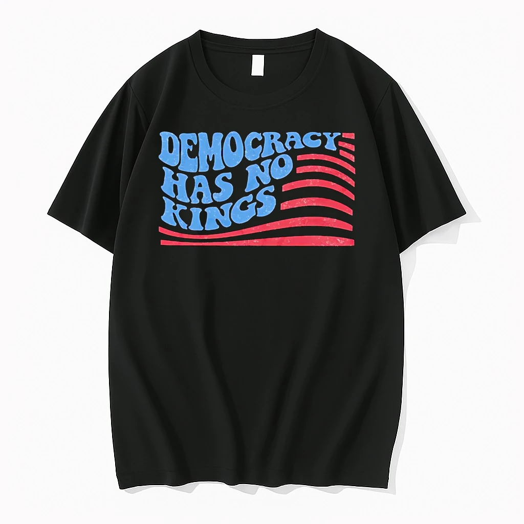 Democracy Has No King Us Flag Shirts