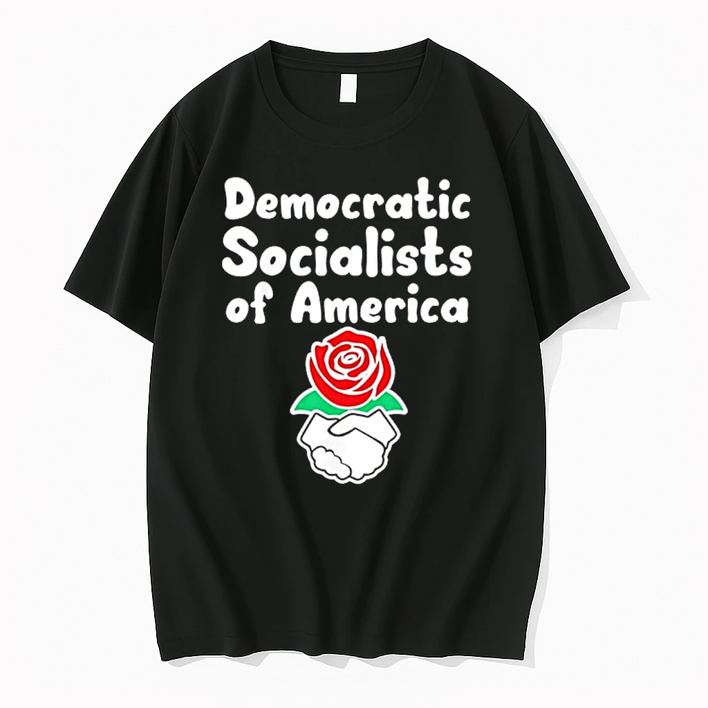 Democratic Socialists Of America Rose Graphic Shirts