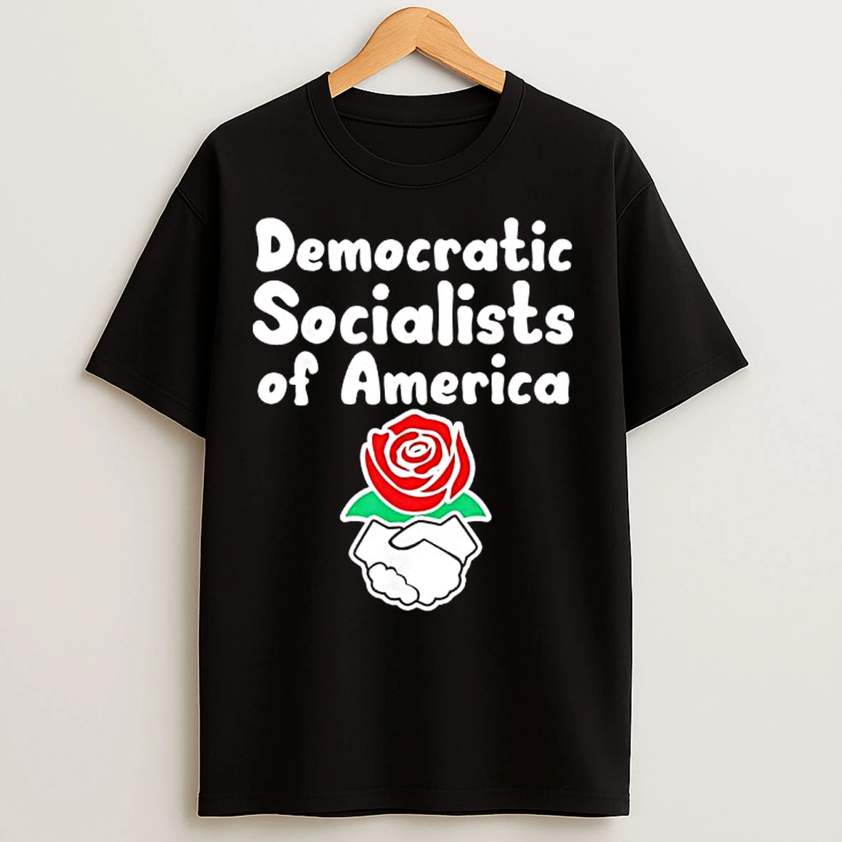 Democratic Socialists Of America Rose Graphic T Shirts