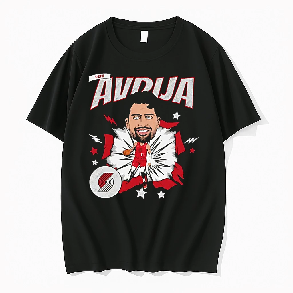 Deni Avdija Caricature Portland Trail Blazers Shirts