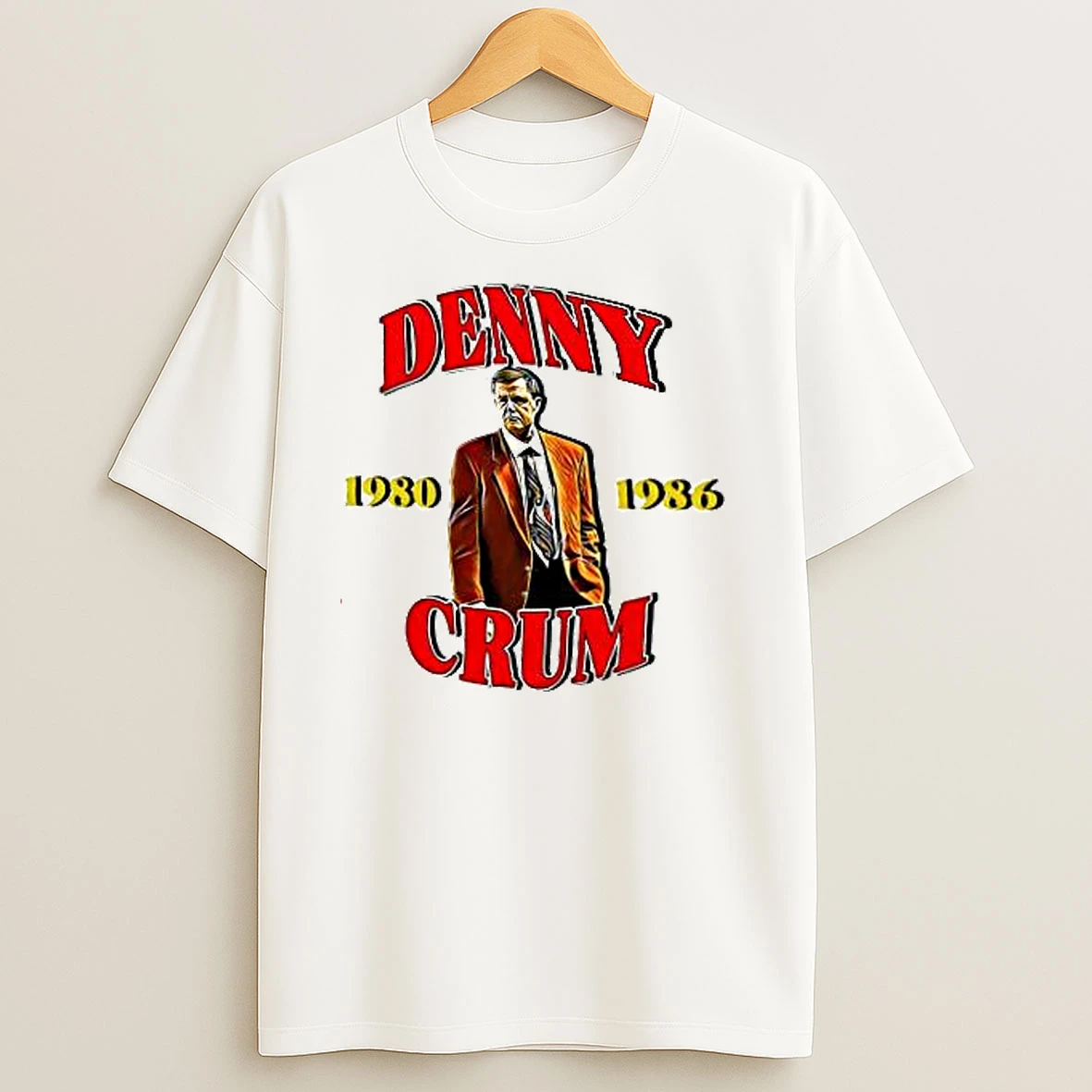 Denny Crum 1980 1986 Graphic T Shirts