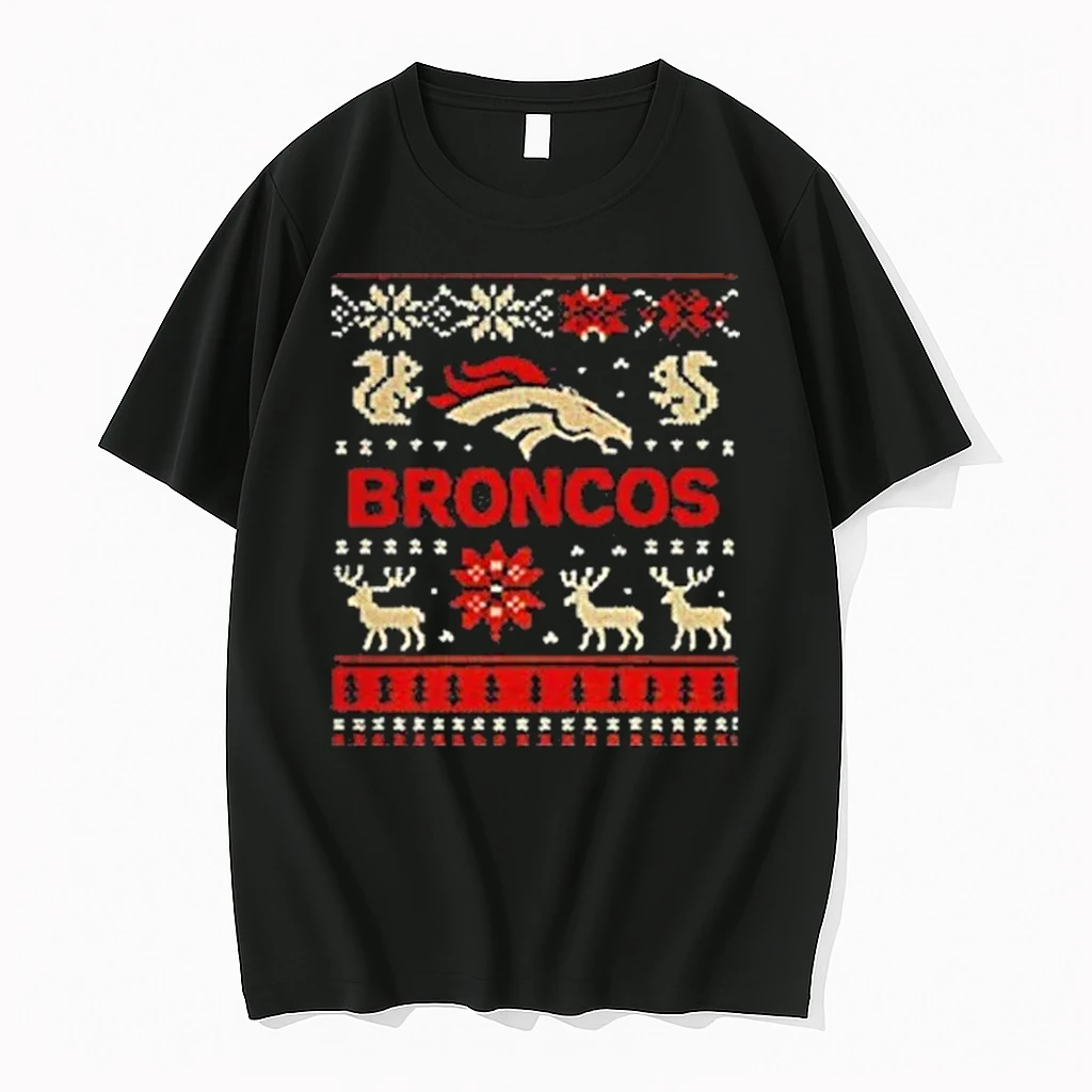 Denver Broncos Football Ugly Christmas Shirts