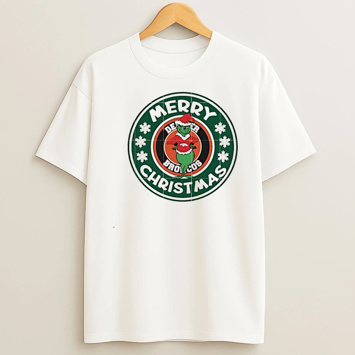 Denver Broncos Grinch Merry Christmas Shirts