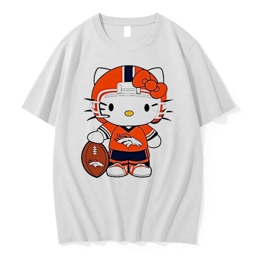 Denver Broncos Hello Kitty 2025 Nfl Christmas Gameday Shirts