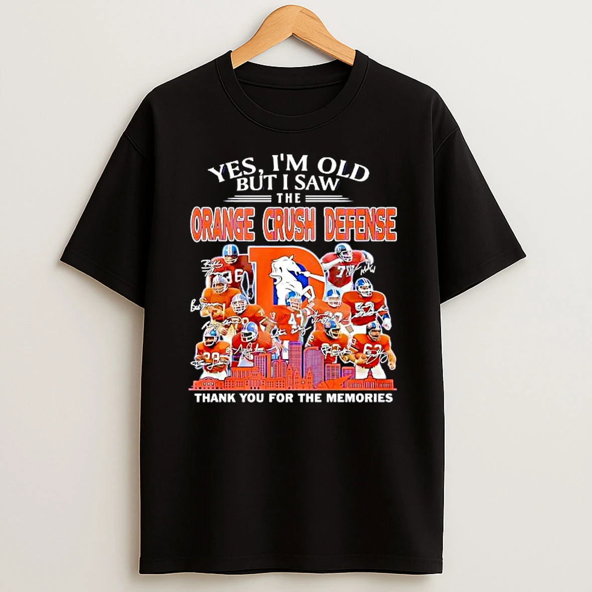 Denver Broncos I Saw The Orange Crush Defense 2025 Thank You Shirts