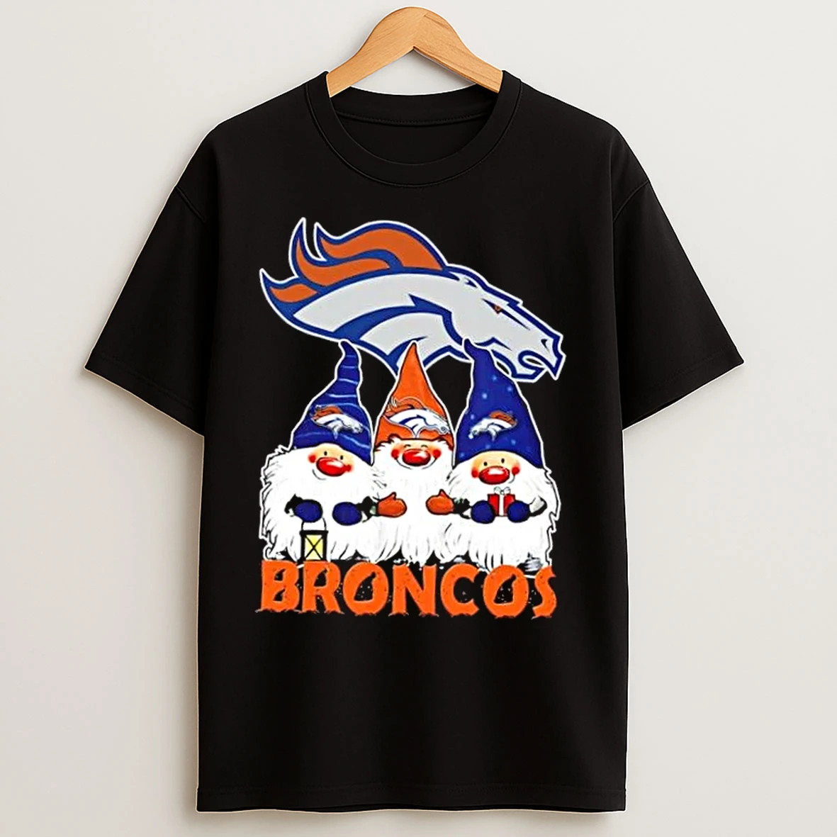 Denver Broncos X Gnomes Xmas Christmas T Shirts