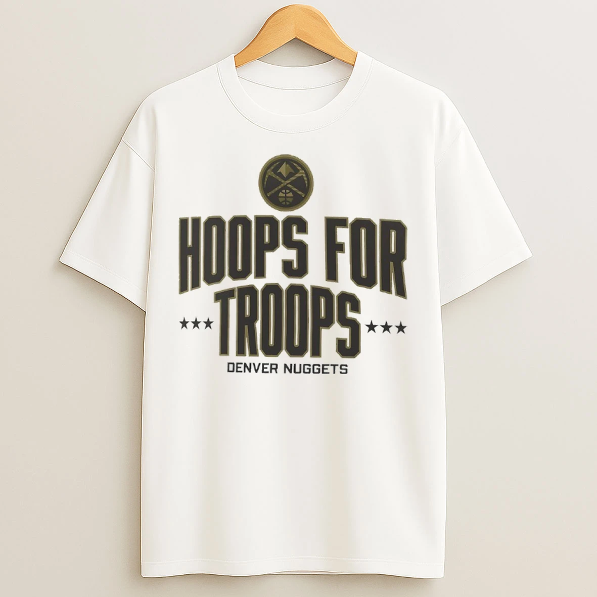 Denver Nuggets Hoops For Troops T Shirts