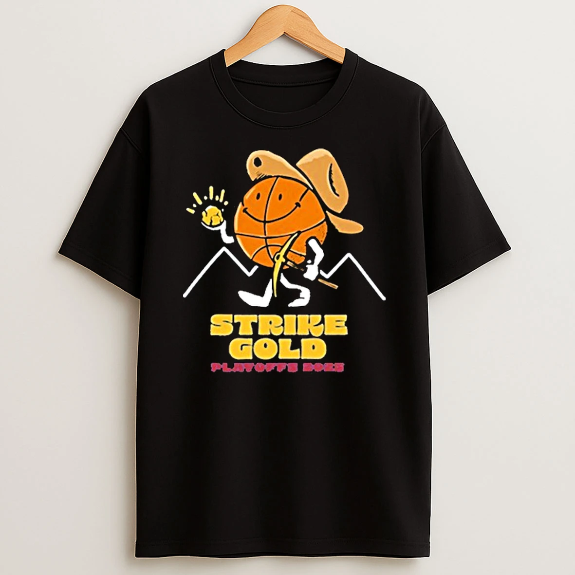 Denver Nuggets Strike Gold Playoffs 2025 Shirts