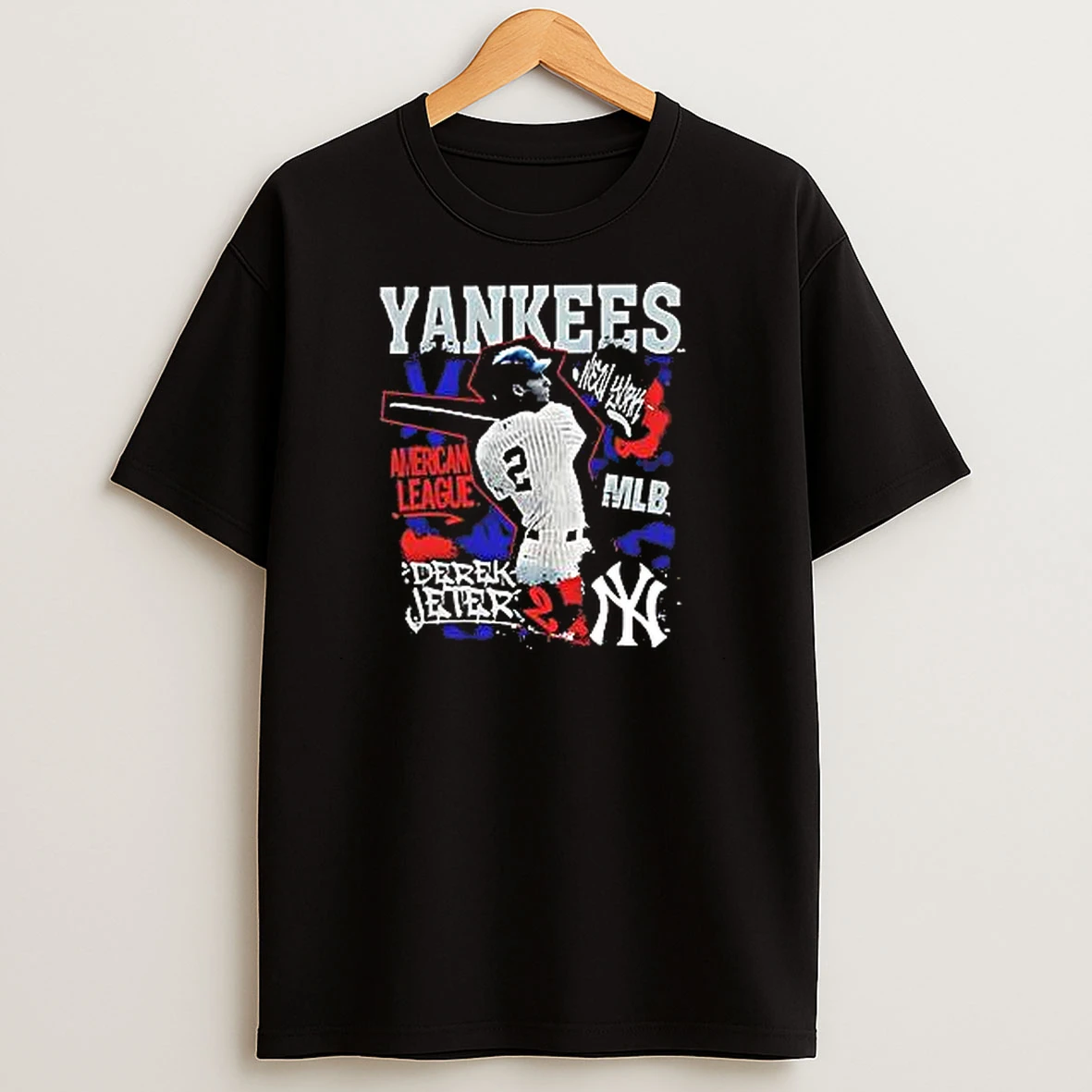Derek Jeter New York Yankees Mitchell And Ness Star Moment T Shirts