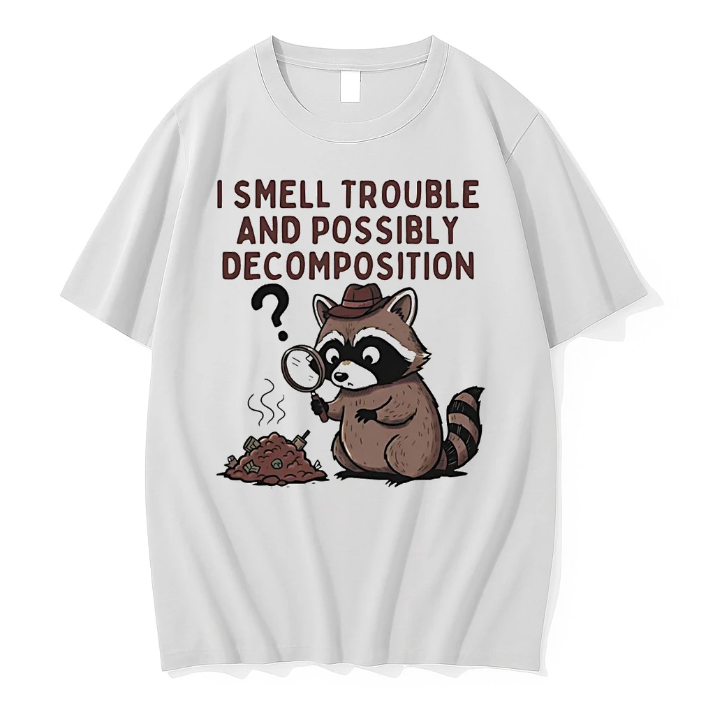 Detective Raccoon I Smell Trouble And Possibly Decomposition Shirts