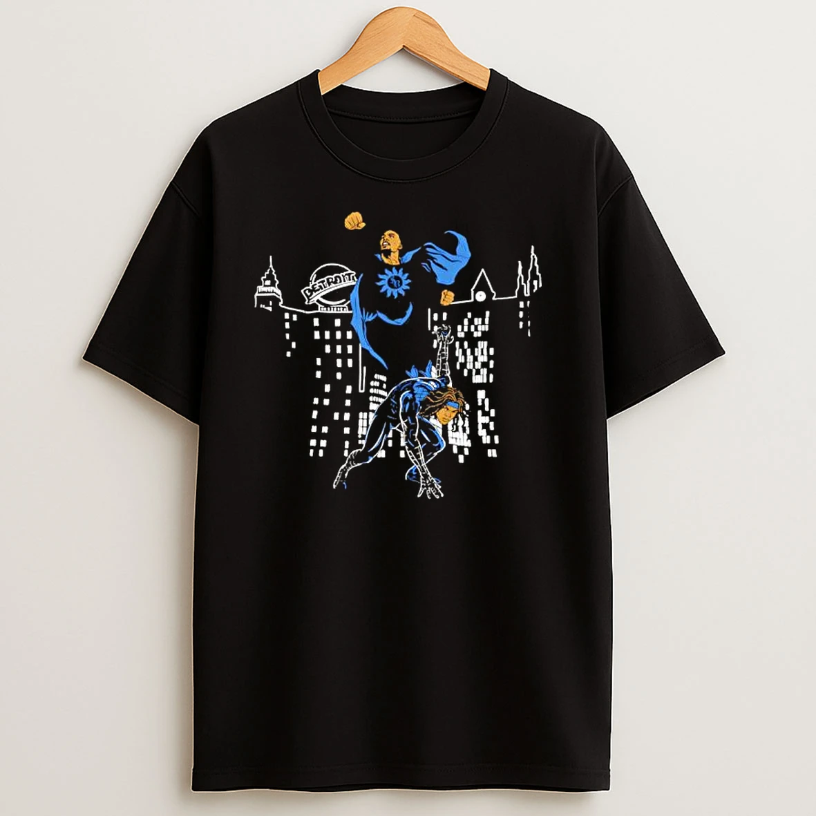Detroit Amon Ra St Brown Super Hero Graphic T Shirts
