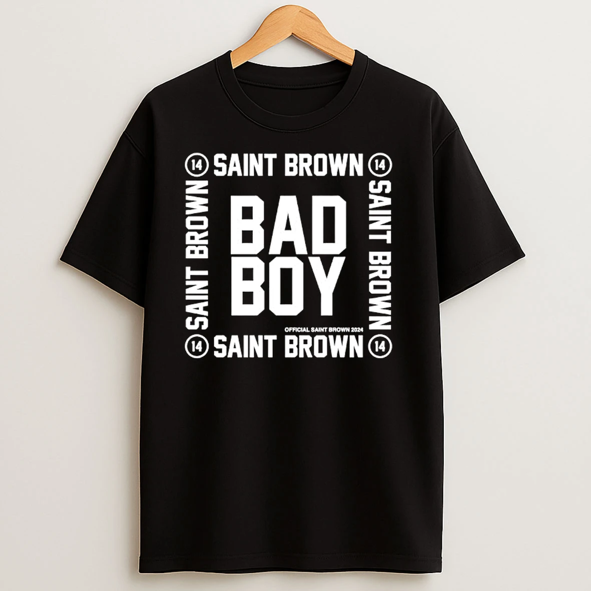 Detroit Bad Boy Saint Brown 14 T Shirts