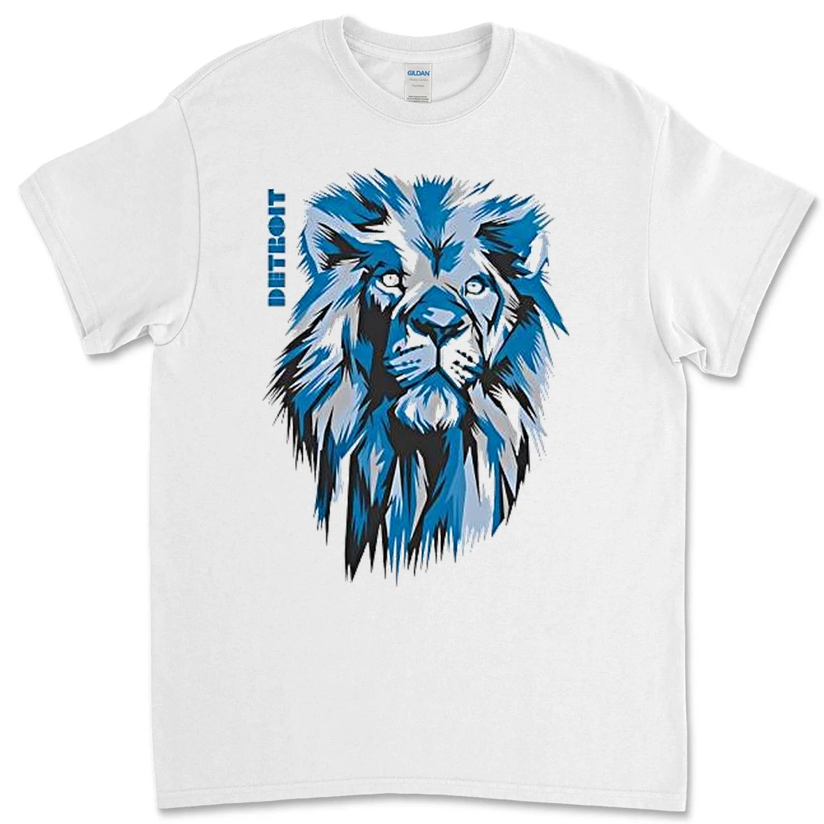 Detroit Football Lion Head Graphic Art Premium Shirt Sweater