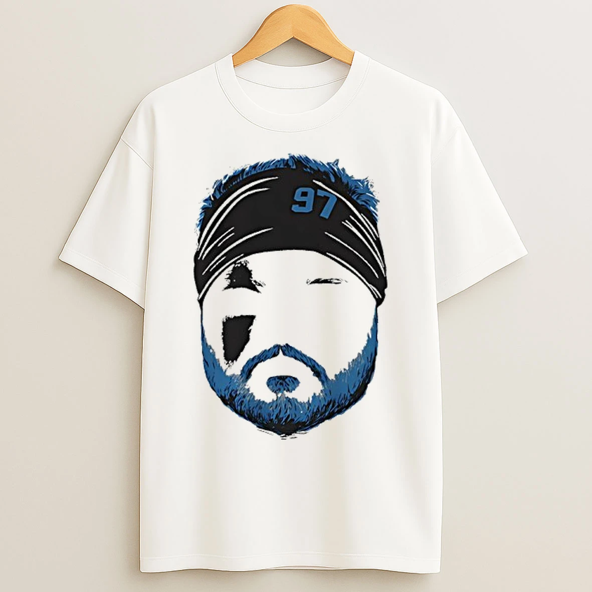 Detroit Lions Aidan Hutchinson Blank Face T Shirts