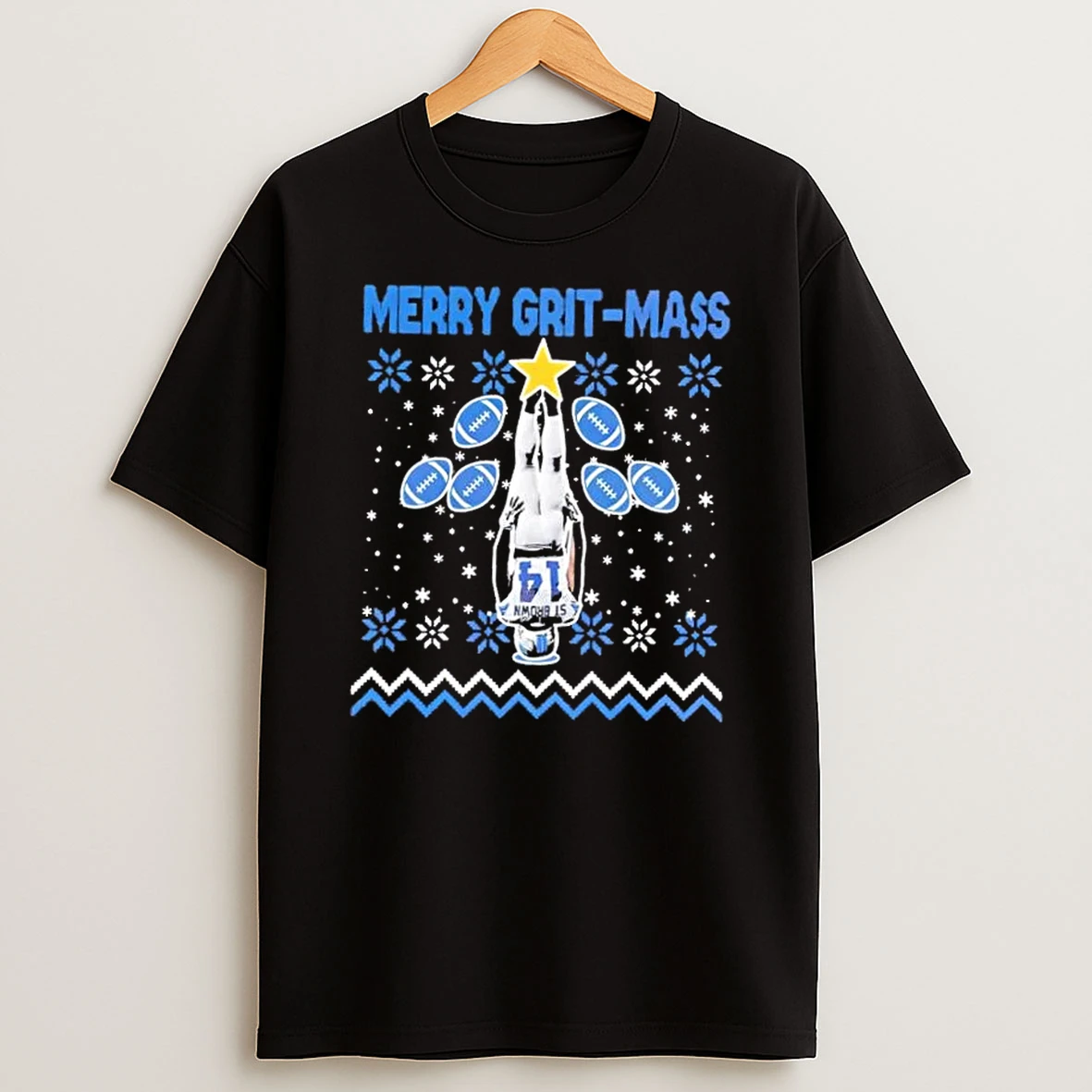 Detroit Lions Amon Ra St Brown Merry Grit Mass Shirts