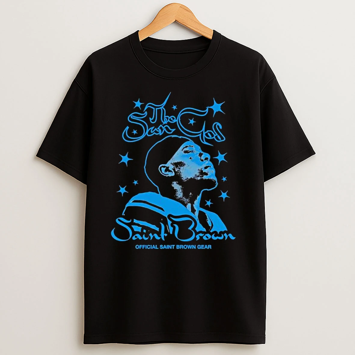 Detroit Lions Amon Ra St Brown The Sun God Saint Brown T Shirts