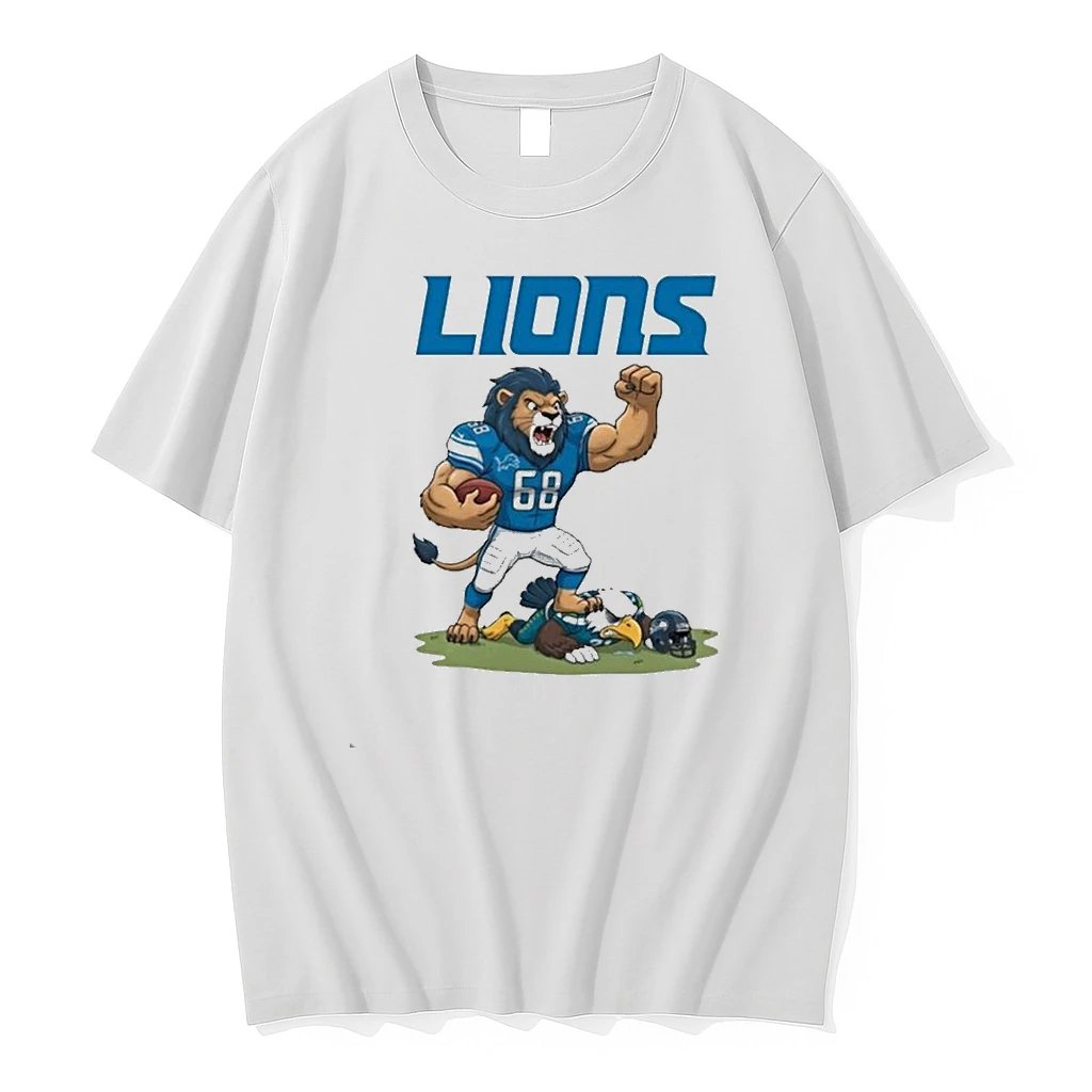 Detroit Lions Beat Philadelphia Eagles Battle Mascot Shirts