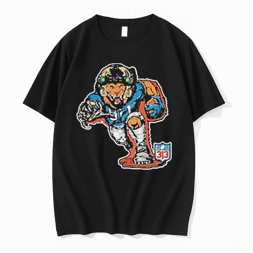 Detroit Lions Football 313 Soldier Mascot Shirts