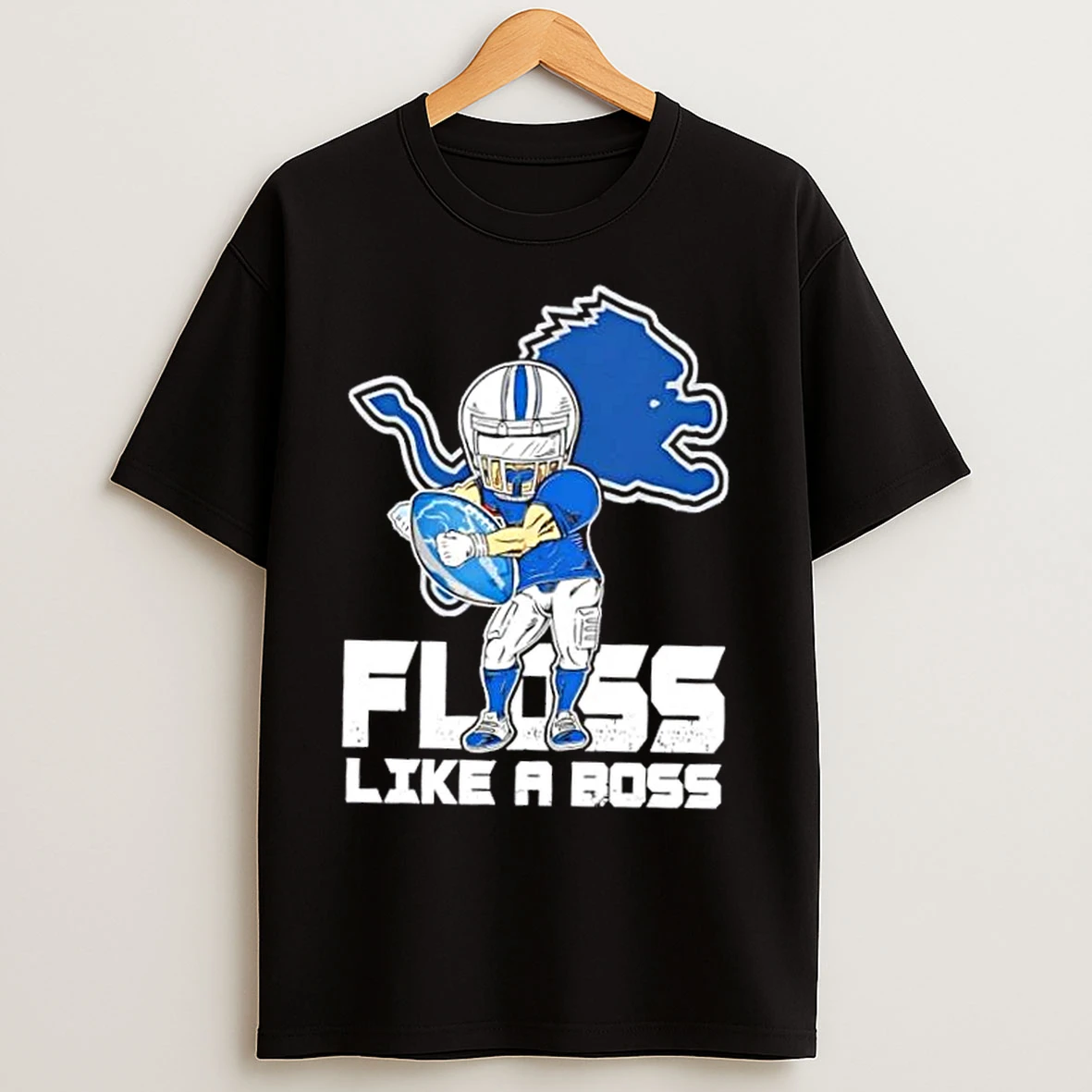 Detroit Lions Football Floss Like A Boss T Shirts