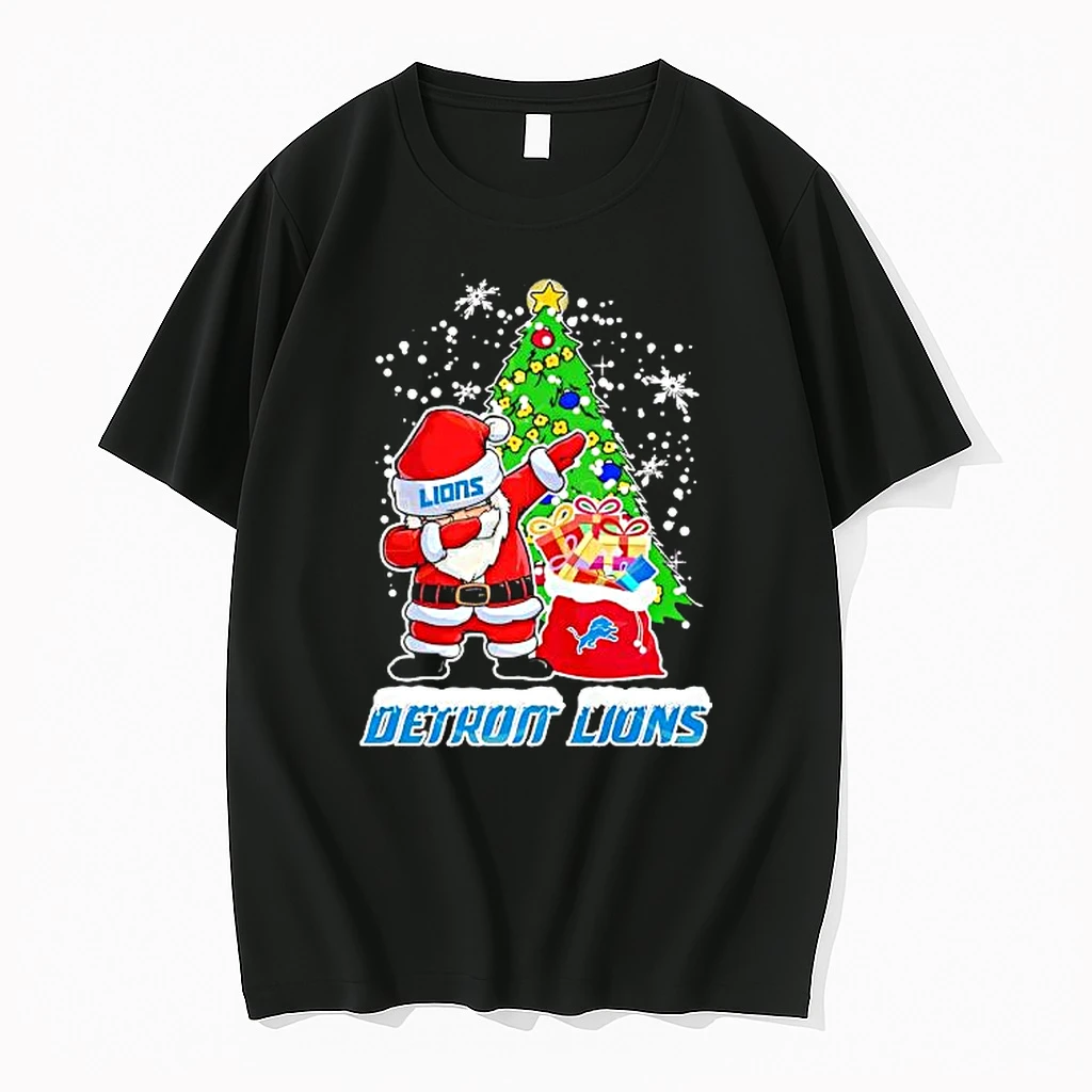 Detroit Lions Happy Holiday Christmas Shirts
