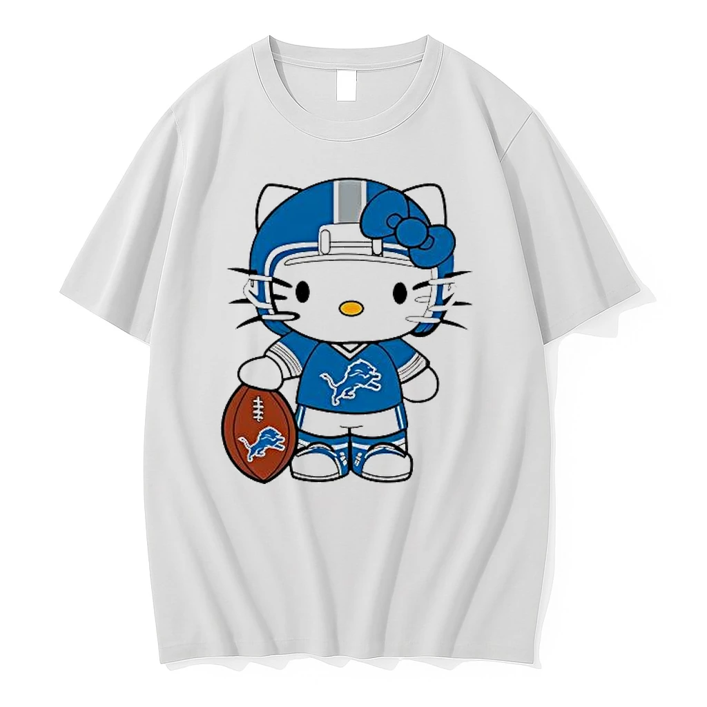 Detroit Lions Hello Kitty 2025 Nfl Christmas Gameday Shirts