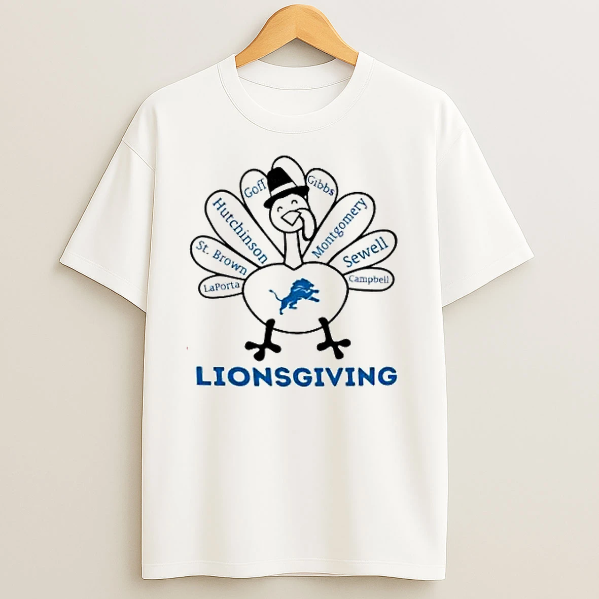 Detroit Lions Lionsgiving T Shirts