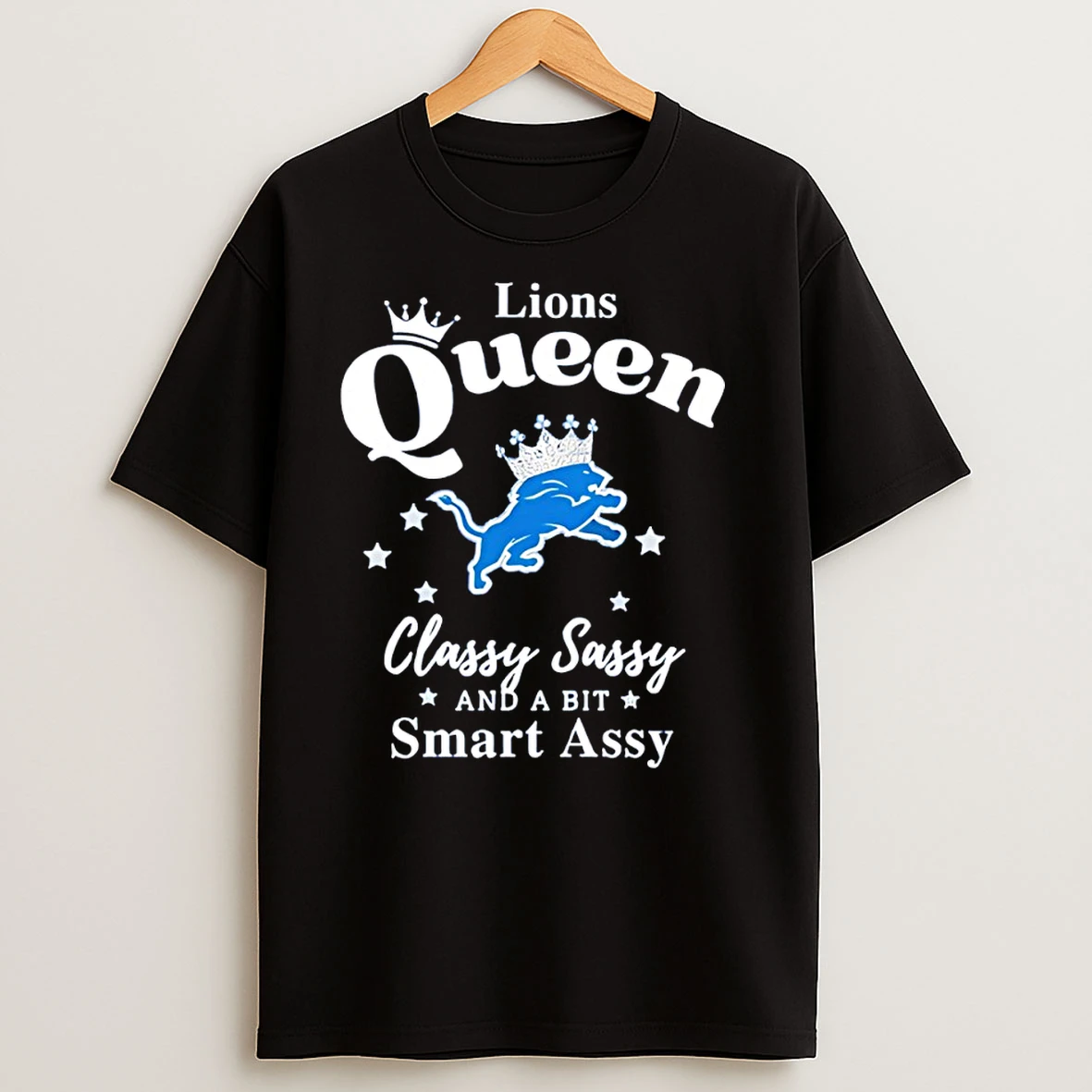 Detroit Lions Queen Classy Sassy And A Bit Smart Assy T Shirts