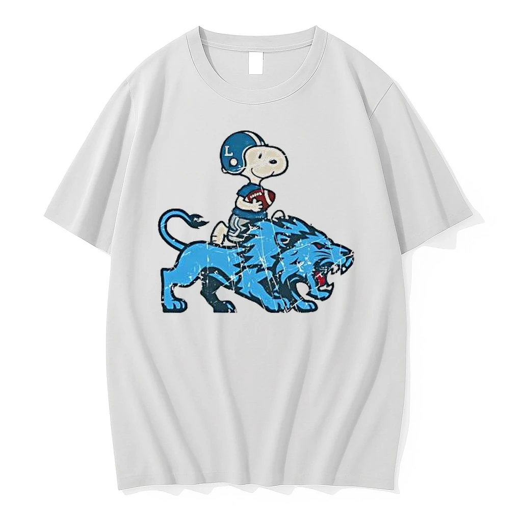 Detroit Lions Snoopy Baseball Shirts