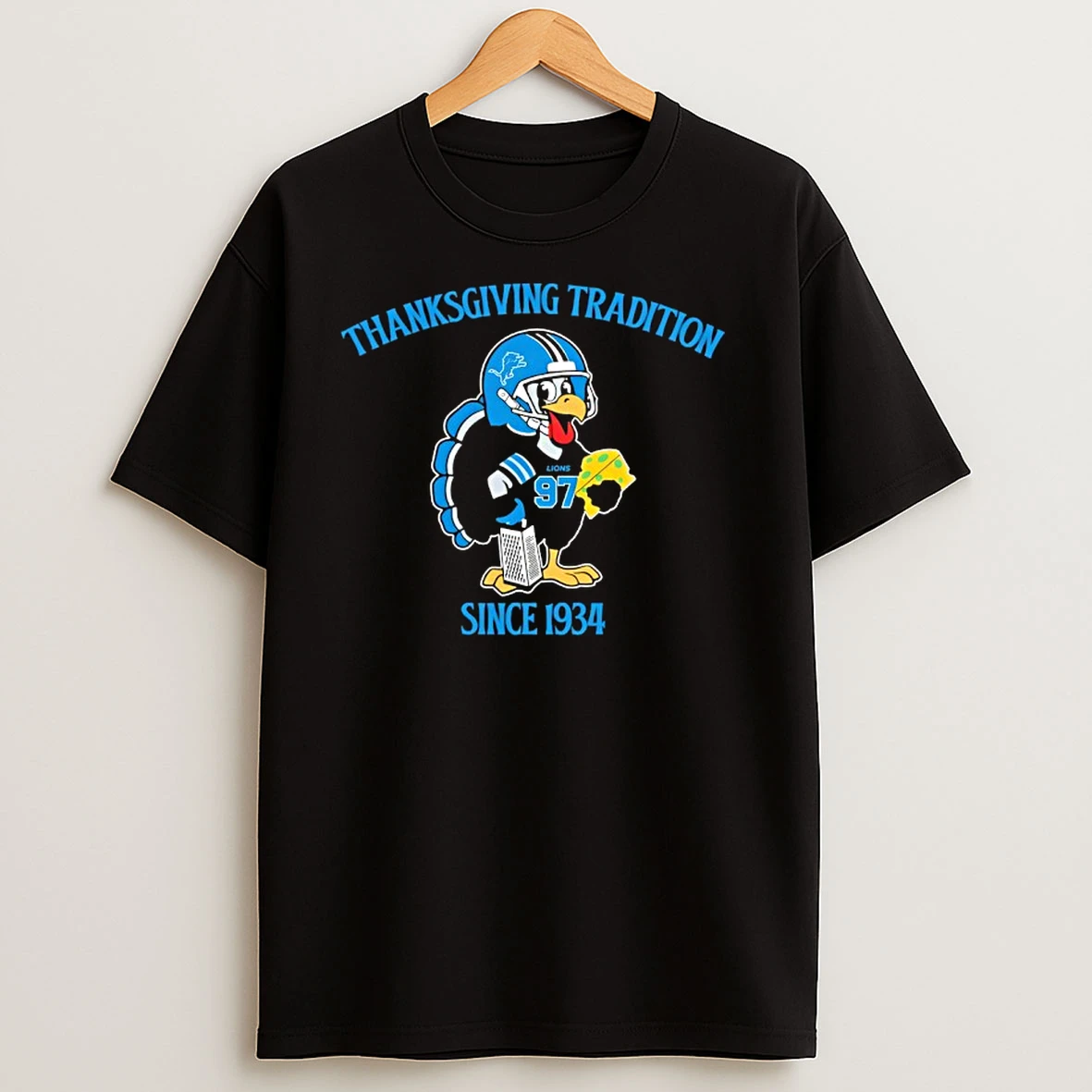 Detroit Lions Thanksgiving Tradition Since 1934 T Shirts