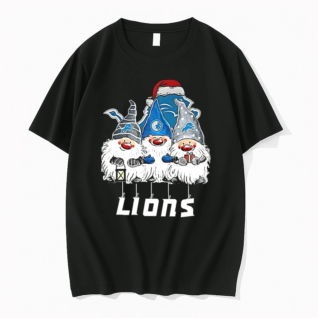 Detroit Lions Football Gnomes Christmas Shirts