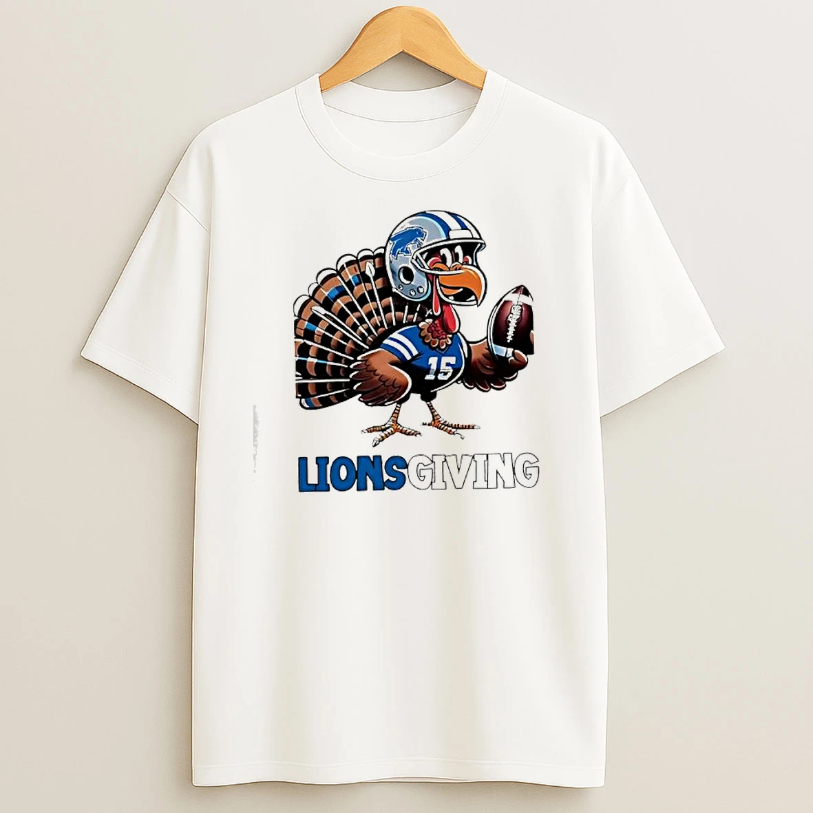 Detroit Lions Vs Turkey Lions Thanksgiving T Shirts