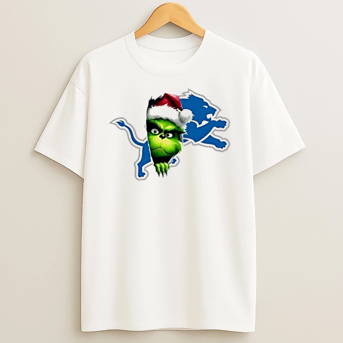Detroit Lions X Grinch Christmas Shirts