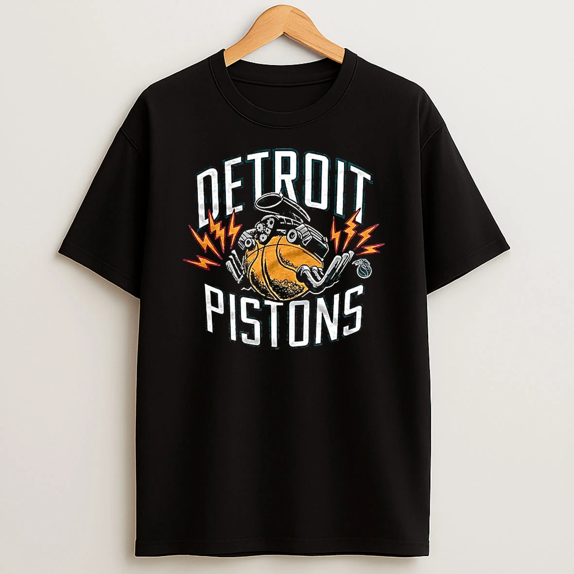 Detroit Pistons Basketball Engine 2025 Logo Shirts
