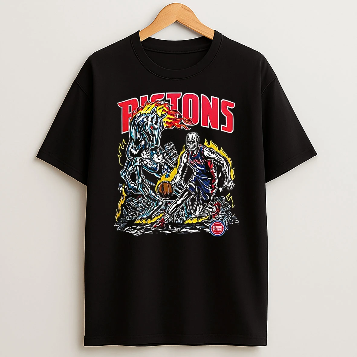 Detroit Pistons X Warren Lotas Shirts