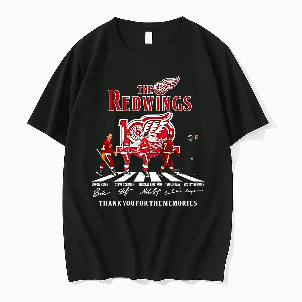 Detroit Red Wings 100th Anniversary Thank You For The Memories Cross The Street Shirts