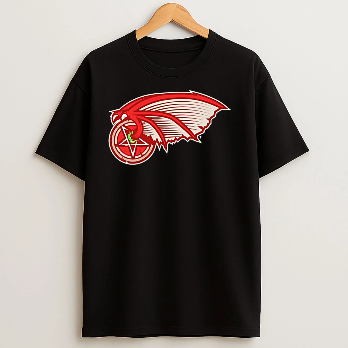 Detroit Red Wings X Summoning Circle Halloween Logo T Shirts