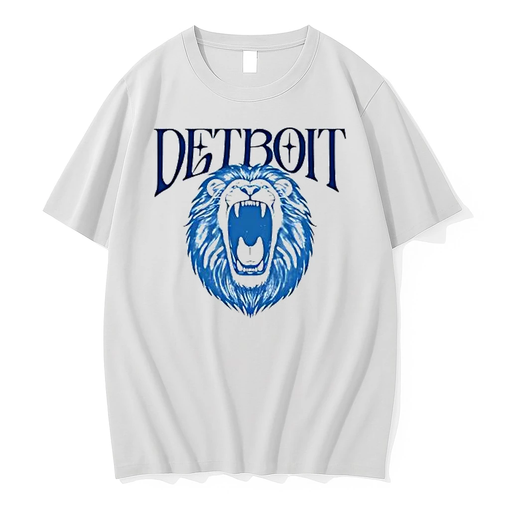 Detroit Roaring Lion Retro Emblem Baseball Shirts