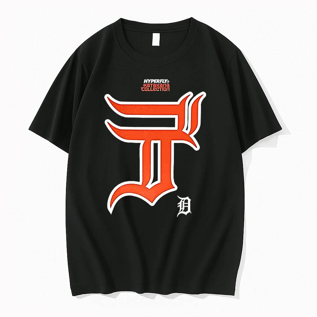 Detroit Tigers Hyperfly Katakana Logo Shirts