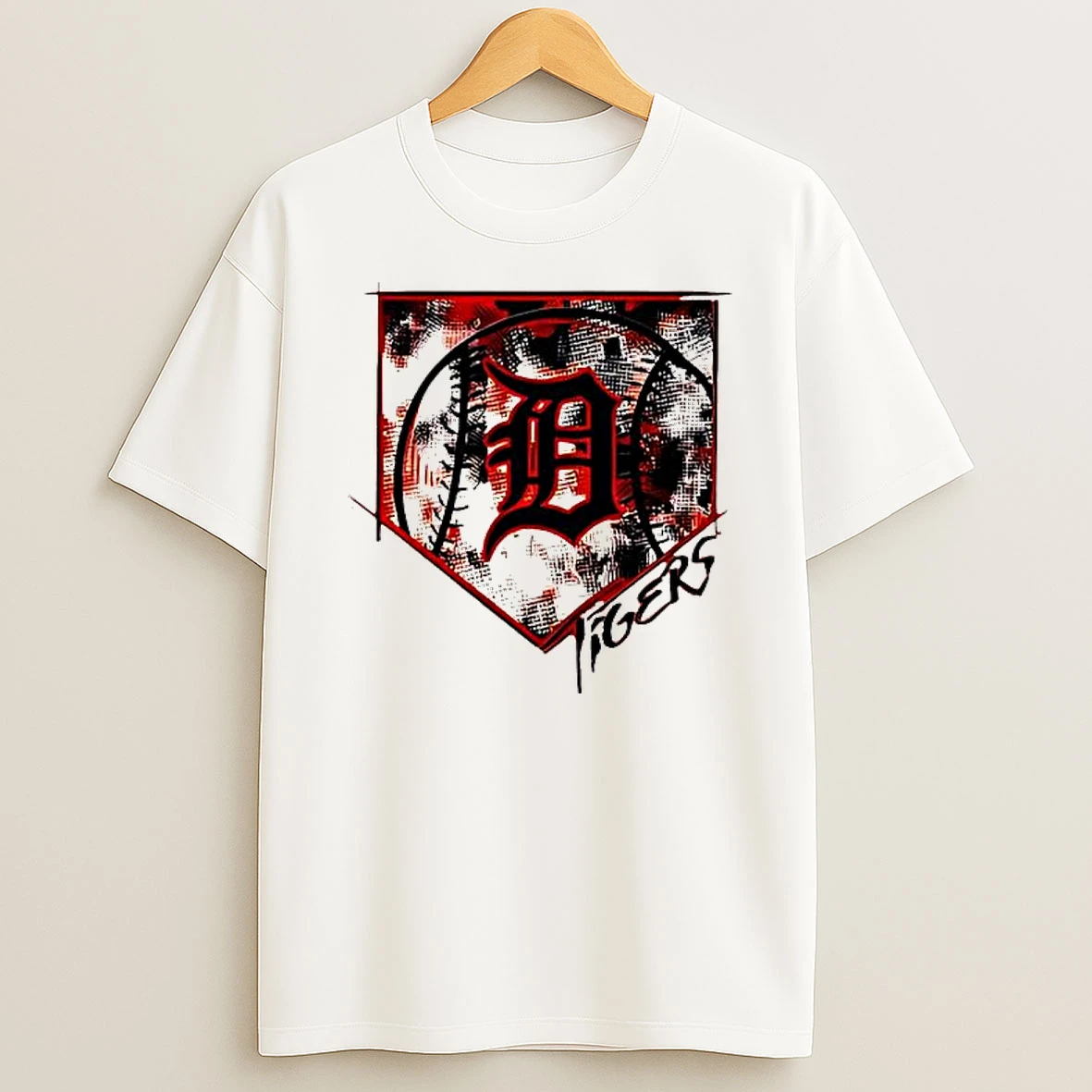 Detroit Tigers Orange Home Field Vintage Shirts